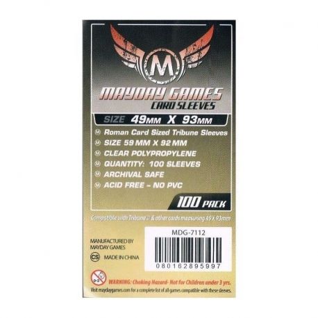 Mayday Card Game Slevee 49x93mm