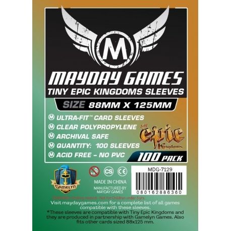 Mayday Card Game Slevee 88x125mm