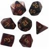 Pack dados Rojo Marmoleado Dorado
