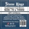 FUNDAS SLEEVE KINGS CARD GAME CARD SLEEVES (70X70MM)