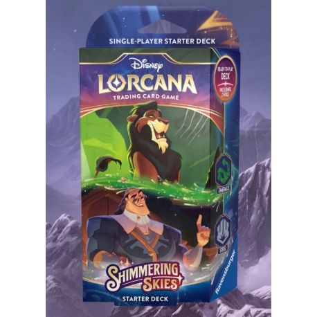 DISNEY LORCANA URSULA RETURNS STARTER DECK: SAPPHIRE/STEEL: (INGLES)
