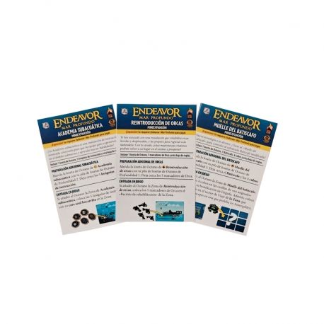 Pack de 3 Mini Expansiones - Mar Profundo - Endeavor