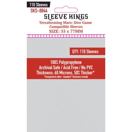 FUNDAS SLEEVE KINGS CARD GAME CARD SLEEVES (55x77MM)