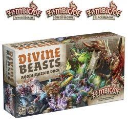Zombicide: Divine Beasts Expansión (White Death/Green Horde/Black Plague)