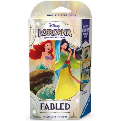 DISNEY LORCANA FABLED STARTER DECK : GOOFY/DR FACILIER: (INGLES)