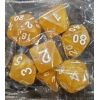 Pack dados anaranjados marmoleados