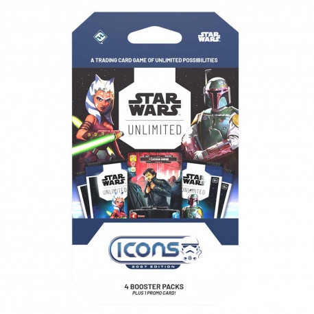[PRE-ORDER] Star Wars Unlimited: Icons 2027 Edition Booster 4-pack (Inglés)