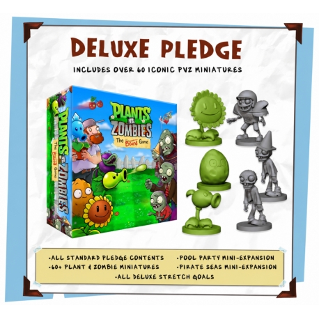 [PRE-ORDER] Plants vs zombies Board Game: Deluxe Pledge(Castellano)