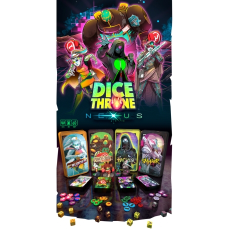 [PRE-ORDER] Dice Throne Nexus StrongBox + Saga Expansion Edicion KS